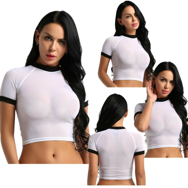 transparent sleeves top